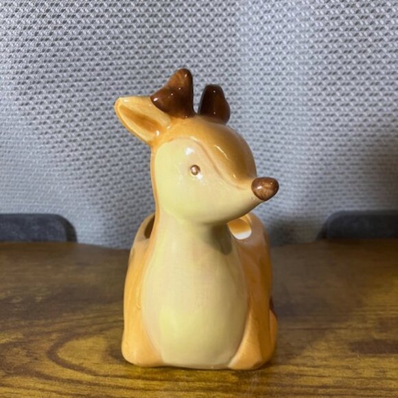 Vintage Ceramic Deer Planter/Pot by Dexter 5"‎ - Picture 2 of 5